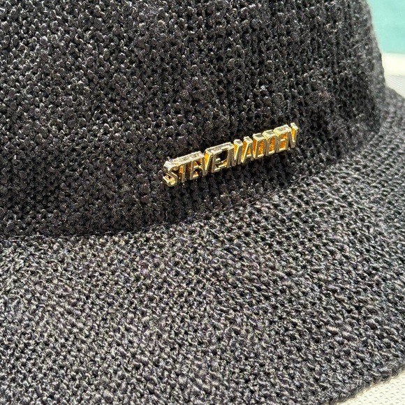 NWT Steve Madden Black Bucket Hat - Picture 3 of 5